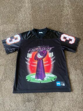 Frostiez Black Mens Size Small
Football Jersey Mesh The Coldest #33 Rare Collab